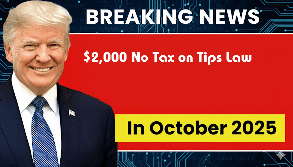 $2,000 ‘No Tax on Tips’ Benefit Becomes Law—Discover Its Potential Impact