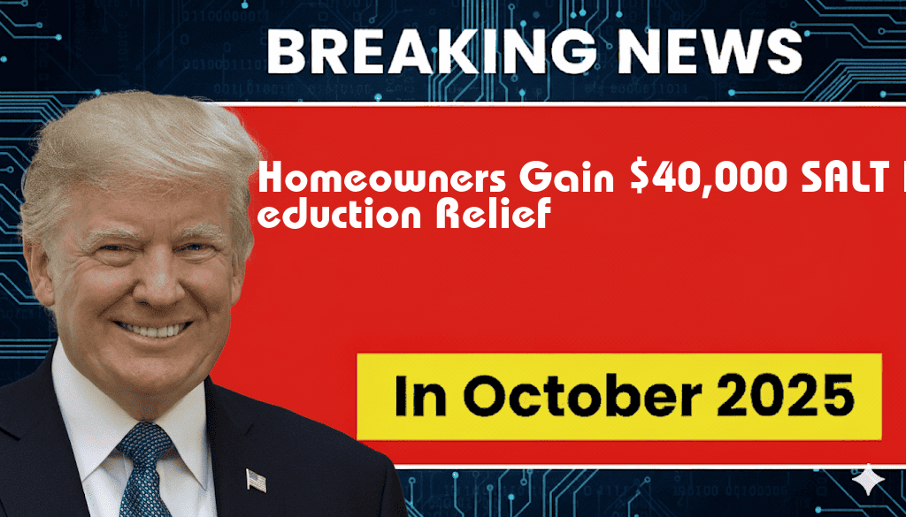 Homeowners Benefit from $40,000 SALT Deduction, Enjoying Nearly $4,000 in Tax Relief