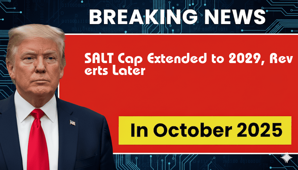 SALT Cap Extended to 2029, Set to Revert Afterwards