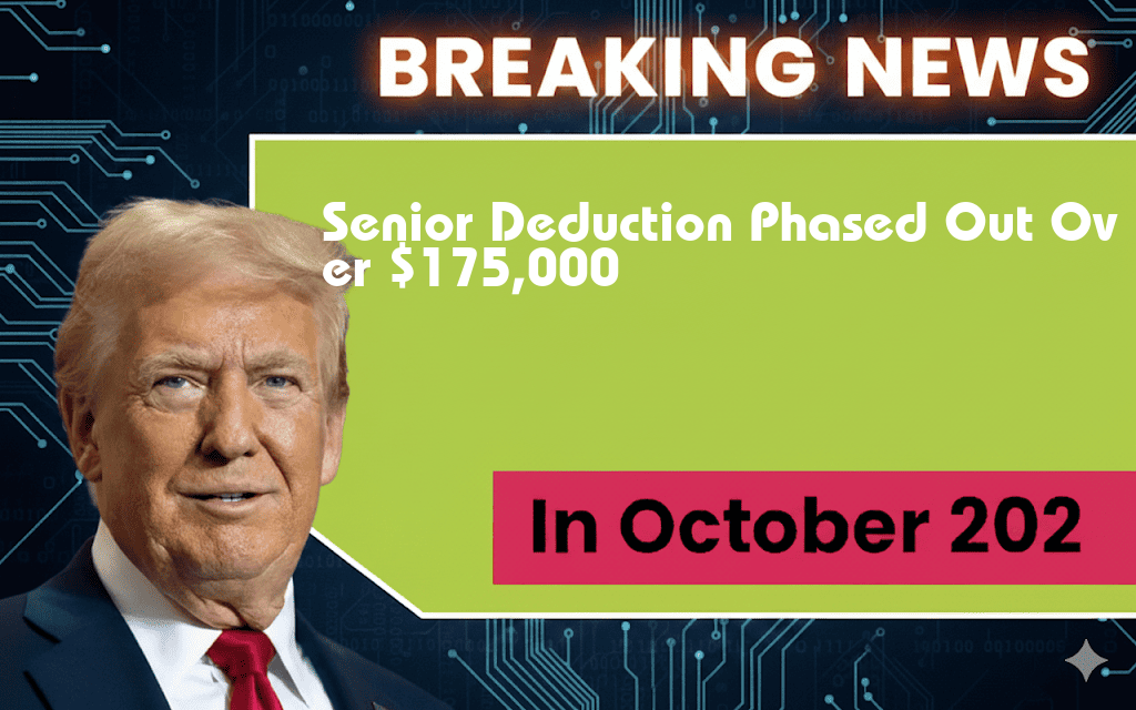 Senior Deduction of $4,000 Gradually Eliminated for Incomes Exceeding $175,000